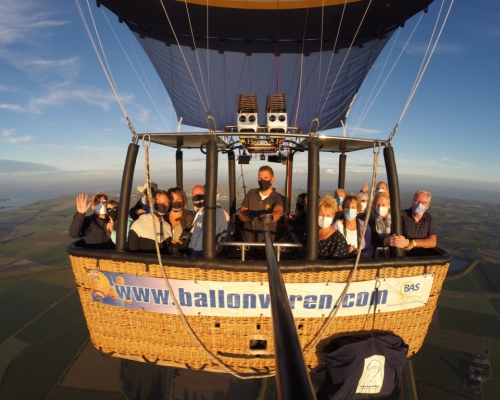 Ballonvaart vanaf Middelburg met de PH BBD luchtballon